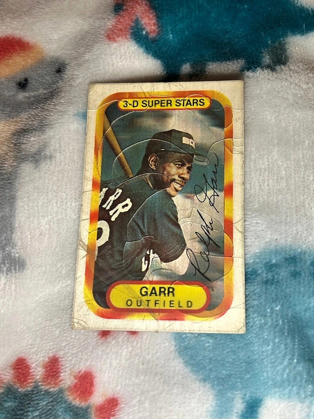 Topps 3-D Super Stars Ralph Garr Baseball Card